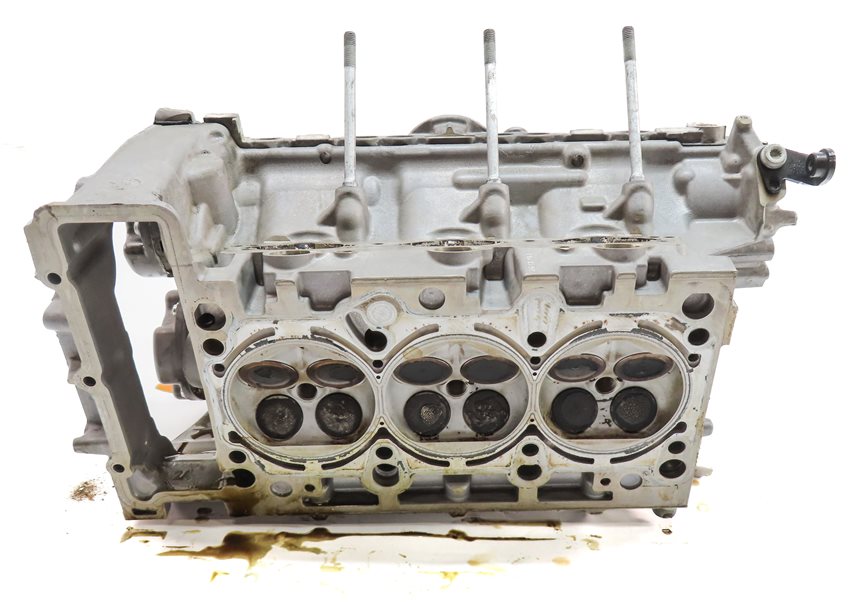 Thumbnail 7: 17-19 AUDI Q7 (4M) 3.0L SUPER LEFT DRIVER CYLINDER HEAD w/CAMSHAFTS GEARS VALVES