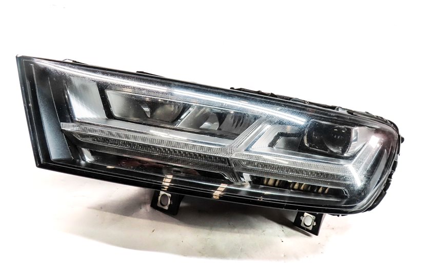 Thumbnail 3: 17-19 AUDI Q7 (4M) LEFT FRONT DRIVER DYNAMIC LED HEADLIGHT LIGHT LAMP (8Q3)