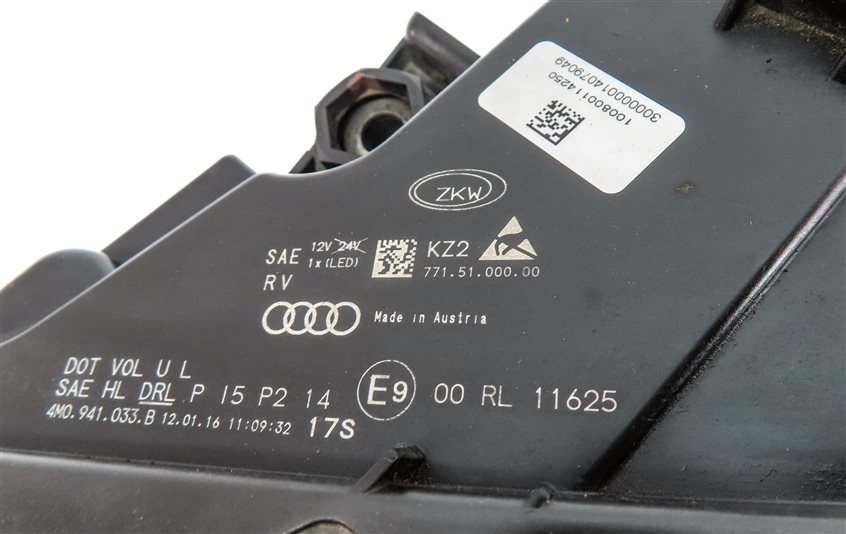 Thumbnail 9: 17-19 AUDI Q7 (4M) LEFT FRONT DRIVER DYNAMIC LED HEADLIGHT LIGHT LAMP (8Q3)