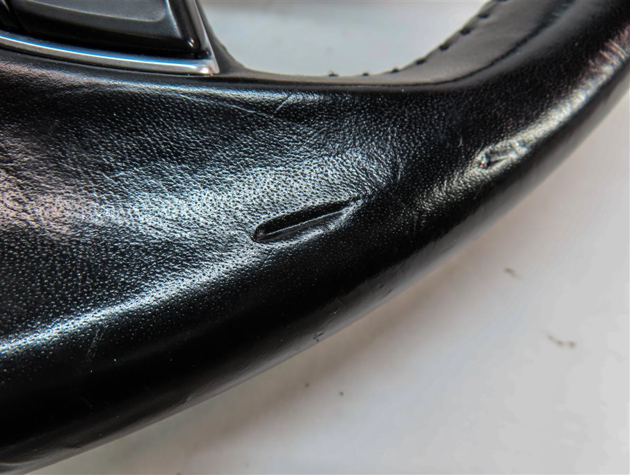 Thumbnail 9: 17-19 AUDI Q7 (4M) 3-SPOKE PADDLE SHIFT STEERING WHEEL w/ SWITCHES (Black)