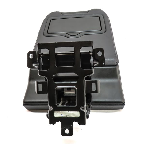 Thumbnail 5: 17-19 AUDI Q7 (4M) FRONT CENTER CONSOLE STORAGE COMPARTMENT ARMREST LID (Black)