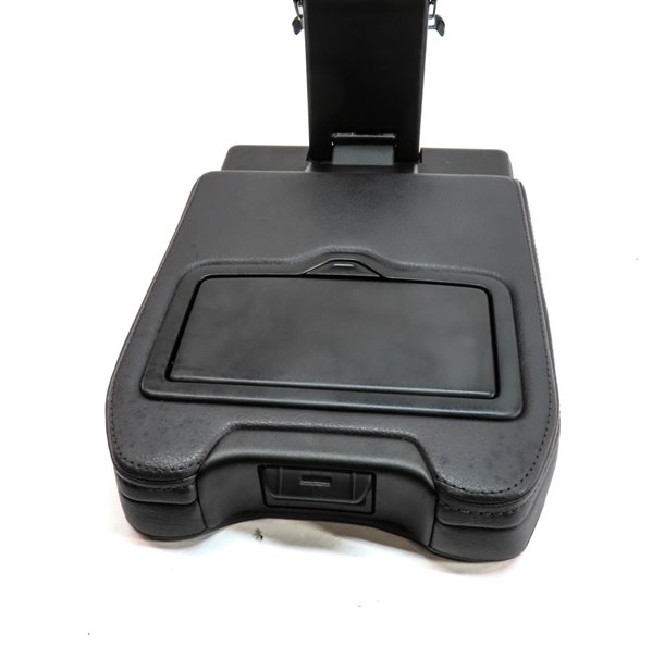 Thumbnail 7: 17-19 AUDI Q7 (4M) FRONT CENTER CONSOLE STORAGE COMPARTMENT ARMREST LID (Black)