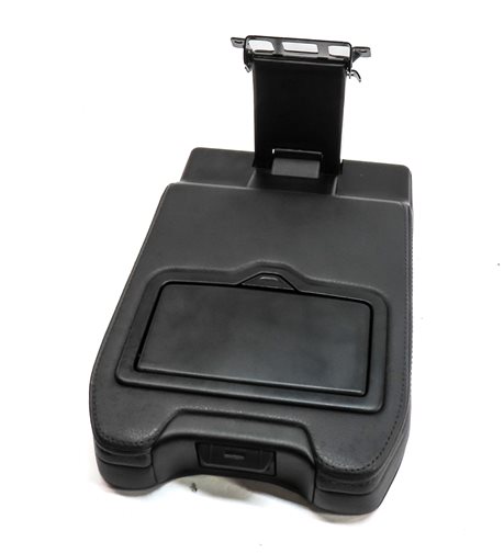 Thumbnail 8: 17-19 AUDI Q7 (4M) FRONT CENTER CONSOLE STORAGE COMPARTMENT ARMREST LID (Black)