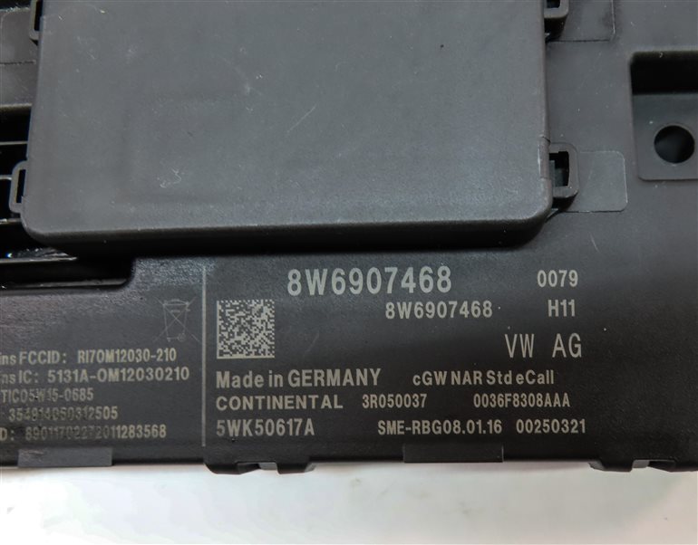 Thumbnail 15: 17 AUDI Q7 4M 3.0L SUPER CREC SPEEDOMETER ECM BCM IMMOBILIZER MODULE KEY SET/7