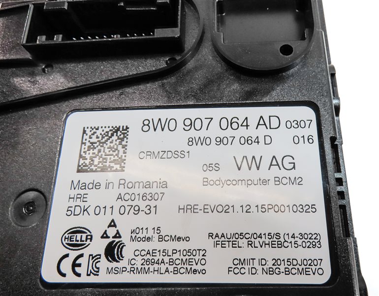 Thumbnail 17: 17 AUDI Q7 4M 3.0L SUPER CREC SPEEDOMETER ECM BCM IMMOBILIZER MODULE KEY SET/7