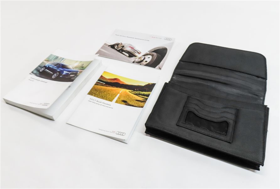Thumbnail 1: 2017 AUDI Q7 (4M) 3.0L SUPER (CREC) ENGINE OWNER'S MANUAL BOOKLET SET/4 w/ CASE