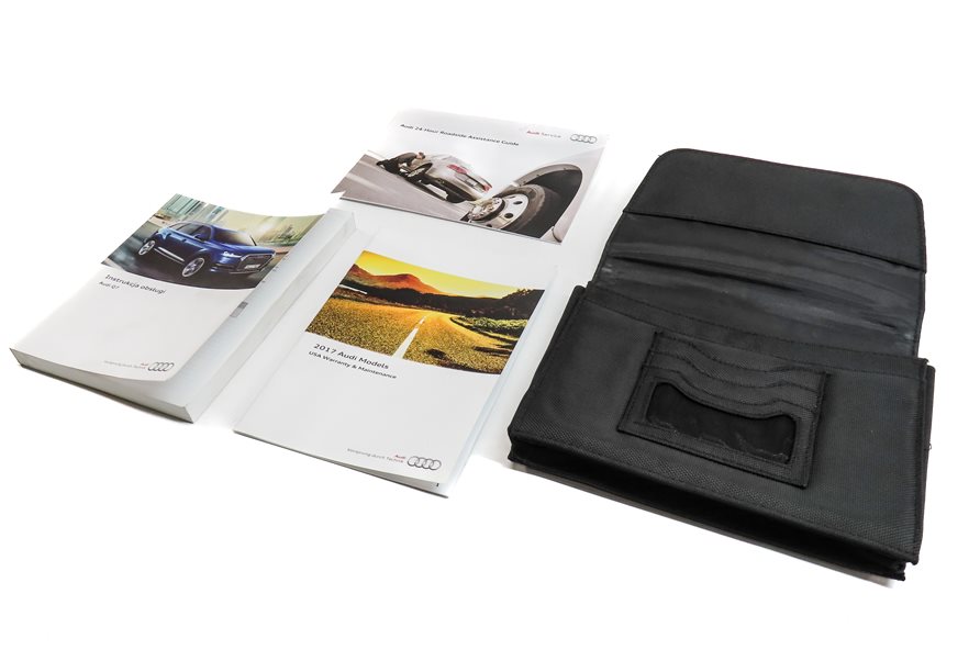 Thumbnail 2: 2017 AUDI Q7 (4M) 3.0L SUPER (CREC) ENGINE OWNER'S MANUAL BOOKLET SET/4 w/ CASE