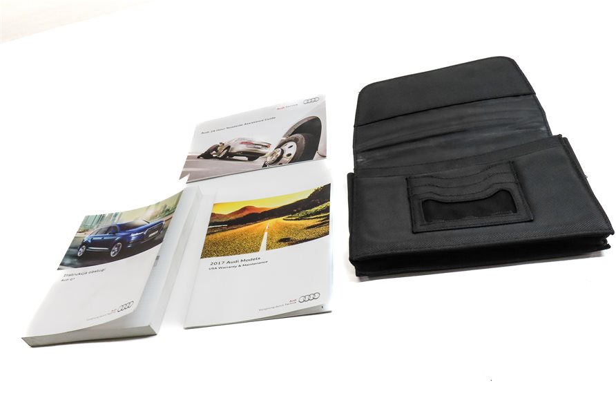 Thumbnail 3: 2017 AUDI Q7 (4M) 3.0L SUPER (CREC) ENGINE OWNER'S MANUAL BOOKLET SET/4 w/ CASE
