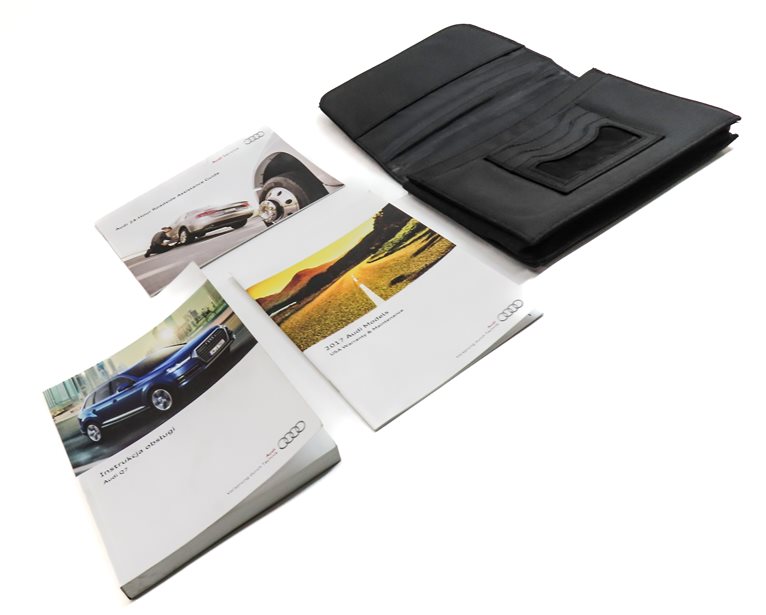 Thumbnail 4: 2017 AUDI Q7 (4M) 3.0L SUPER (CREC) ENGINE OWNER'S MANUAL BOOKLET SET/4 w/ CASE