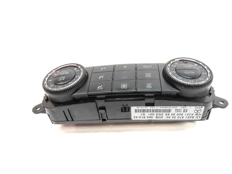Thumbnail 6: 08-11 MERCEDES GL320 GL350 GL450 GL550 ML320 ML350 ML550 TEMPERATURE CONTROL