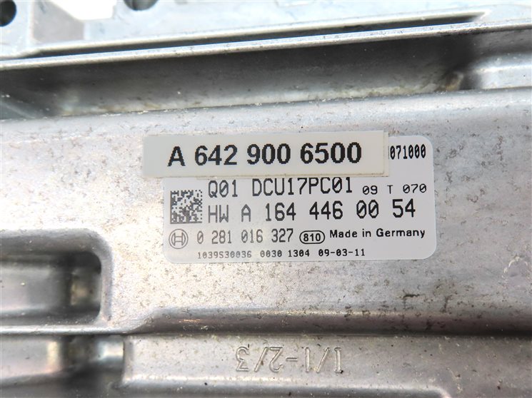 Thumbnail 6: 2009 MERCEDES GL320 (X164) 3.0L DIESEL (OM642) ENGINE EXHAUST DEF CONTROL MODULE