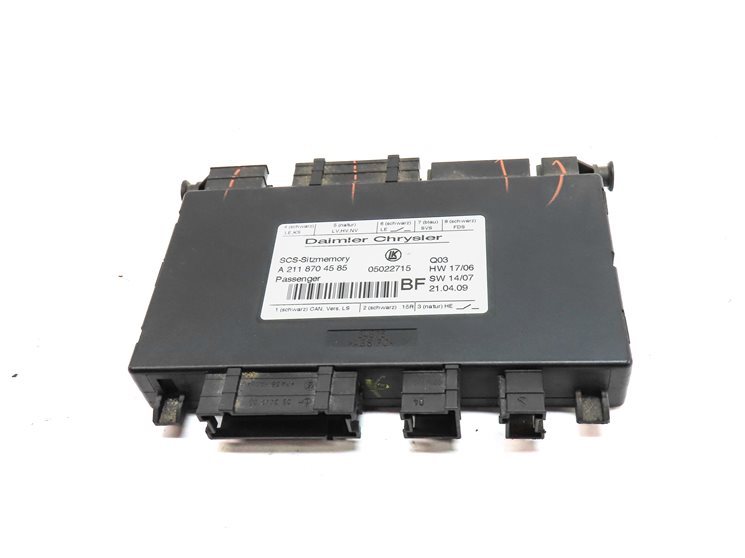 Thumbnail 2: 2009 MERCEDES GL320 (X164) FRONT RIGHT PASSENGER SEAT CONTROL MODULE