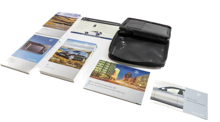 Thumbnail 2: 2009 MERCEDES GL320 (X164) 3.0L DIESEL (OM642) OWNER'S MANUAL BOOKLET SET w/CASE