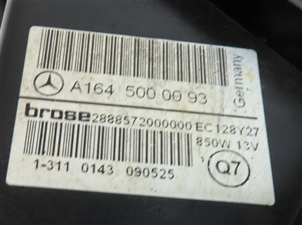 Thumbnail 7: 2007-2012 MERCEDES GL ML R CLASS (X164 W164 W251) RADIATOR COOLING FAN w/ SHROUD