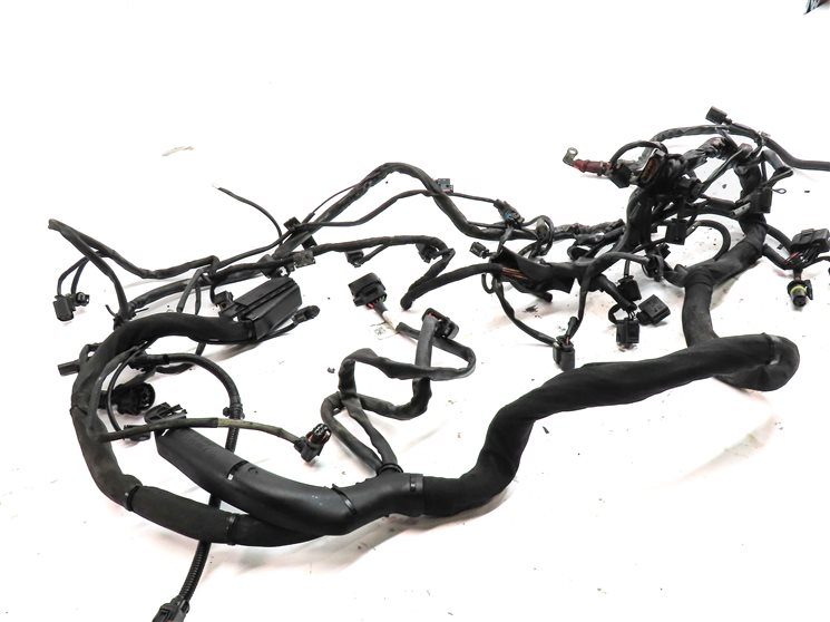 Thumbnail 3: 2009 MERCEDES GL320 (X164) 3.0L DIESEL (OM642) ENGINE MOTOR WIRE WIRING HARNESS
