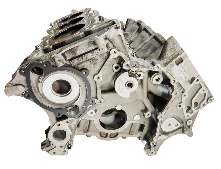Thumbnail 3: 09 MERCEDES GL320 ML320 X164 W164 3.0L OM642 DIESEL ENGINE CYLINDER BLOCK (BARE)