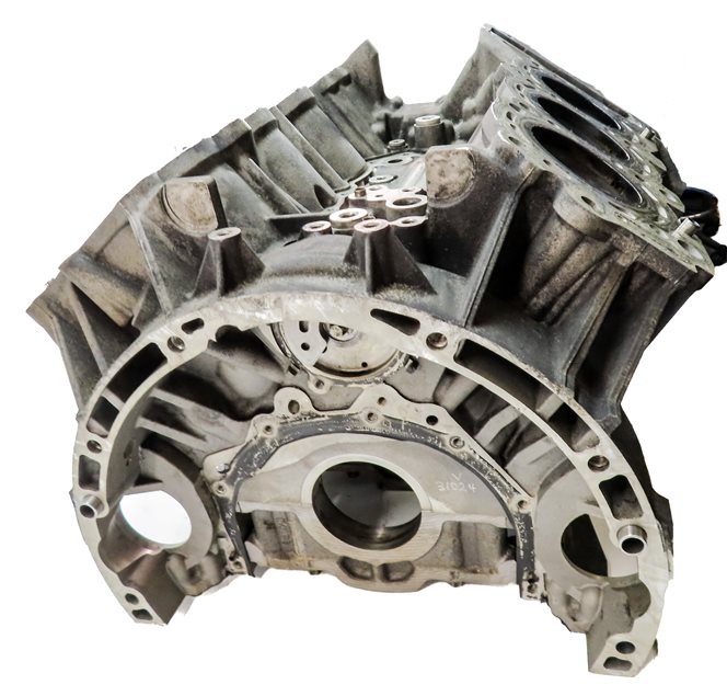Thumbnail 5: 09 MERCEDES GL320 ML320 X164 W164 3.0L OM642 DIESEL ENGINE CYLINDER BLOCK (BARE)