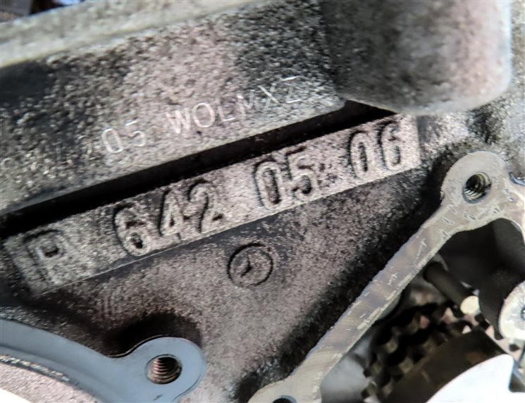 Thumbnail 8: 09 MERCEDES GL320 ML320 X164 W164 3.0L OM642 DIESEL ENGINE CYLINDER BLOCK (BARE)