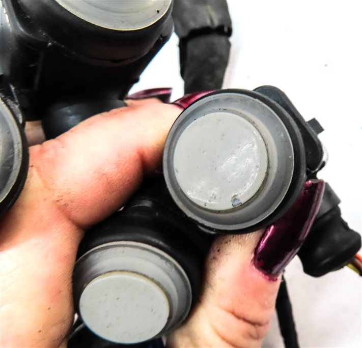 Thumbnail 6: 09 MERCEDES GL320 (X164) FRONT PARK ASSIST PDC DISTANCE CONTROL WIRE SENSOR SET