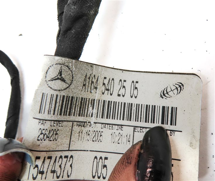Thumbnail 4: 2007 MERCEDES ML350 (W164) FRONT LOWER BUMPER FOG LIGHT LAMP WIRING HARNESS