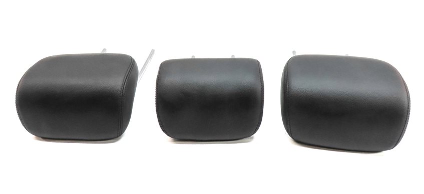 Thumbnail 4: 07-11 MERCEDES ML GL (W164 X164) REAR LEFT RIGHT & CENTER HEADREST SET3 (Black)