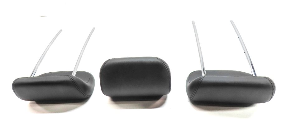 Thumbnail 5: 07-11 MERCEDES ML GL (W164 X164) REAR LEFT RIGHT & CENTER HEADREST SET3 (Black)