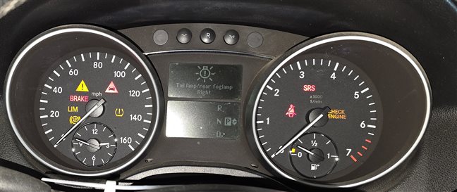 Thumbnail 2: 2007 MERCEDES GL450 ML350 ML500 (X164 W164) SPEEDOMETER INSTRUMENT GAUGE (98k)