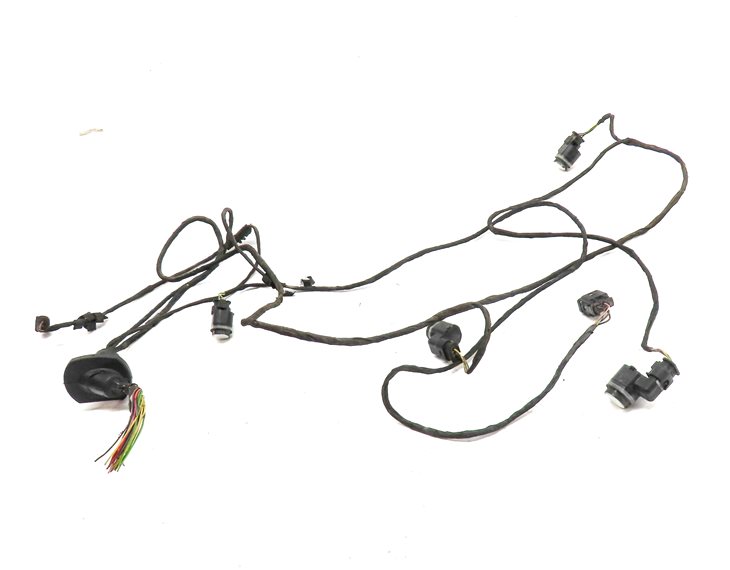 Thumbnail 2: 11 BMW 535I F10 REAR PARK ASSIST PDC DISTANCE CONTROL WIRE SENSOR SET/ 4 (White)