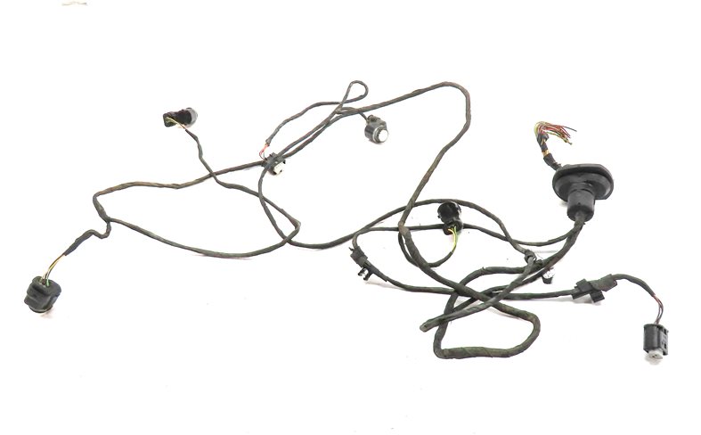 Thumbnail 3: 11 BMW 535I F10 REAR PARK ASSIST PDC DISTANCE CONTROL WIRE SENSOR SET/ 4 (White)