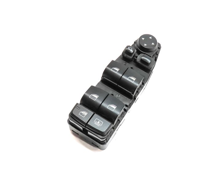 10-19 BMW 5 6 M5 M6 (F06 F10 F12 F13) LEFT DRIVER PFOLD WINDOW SWITCH w/ SHADE