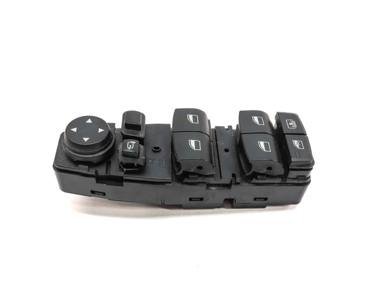 Thumbnail 3: 10-19 BMW 5 6 M5 M6 (F06 F10 F12 F13) LEFT DRIVER PFOLD WINDOW SWITCH w/ SHADE