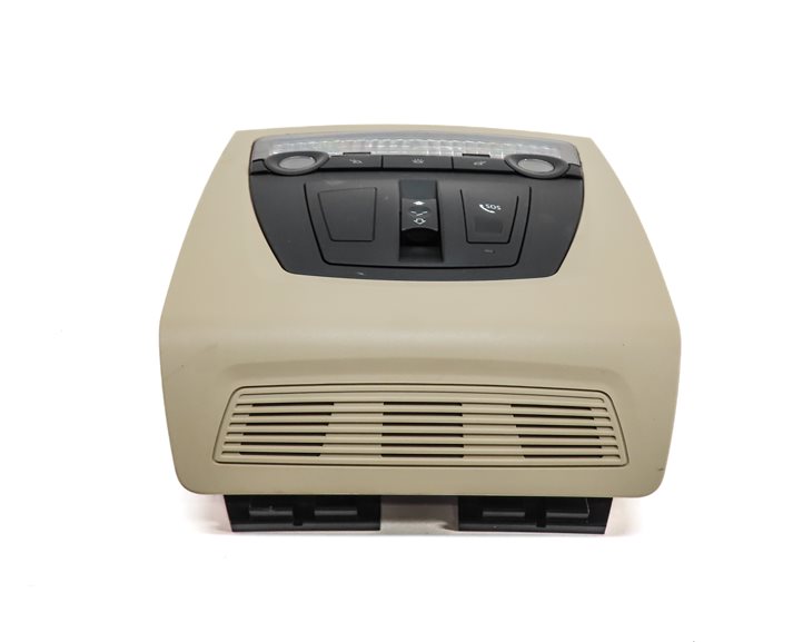Thumbnail 5: 11 BMW 535I (F10) FRONT INTERIOR DOME MAP READING LIGHT w/SUNROOF SWITCH (Beige)