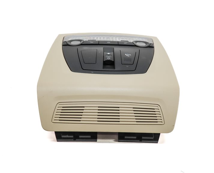 Thumbnail 6: 11 BMW 535I (F10) FRONT INTERIOR DOME MAP READING LIGHT w/SUNROOF SWITCH (Beige)