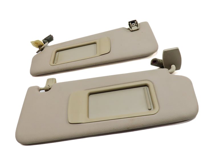 Thumbnail 3: 2010-2016 BMW 528i 535i 550i (F10) FRONT LEFT & RIGHT SUNVISOR SHADE SET (Beige)