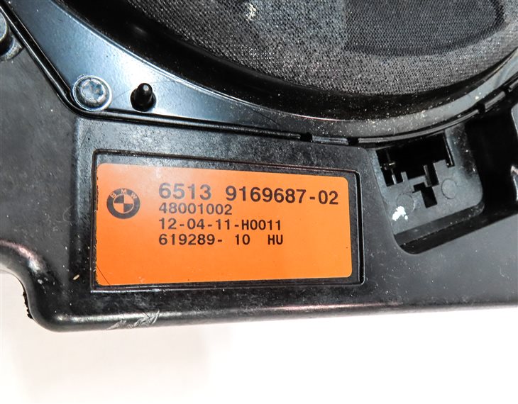 Thumbnail 17: 2011 BMW 535I (F10) RADIO STEREO AUDIO SOUND SYSTEM SUBWOOFER SPEAKER SET/12