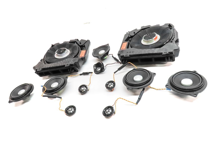 Thumbnail 2: 2011 BMW 535I (F10) RADIO STEREO AUDIO SOUND SYSTEM SUBWOOFER SPEAKER SET/12