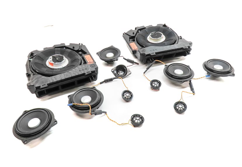 Thumbnail 3: 2011 BMW 535I (F10) RADIO STEREO AUDIO SOUND SYSTEM SUBWOOFER SPEAKER SET/12