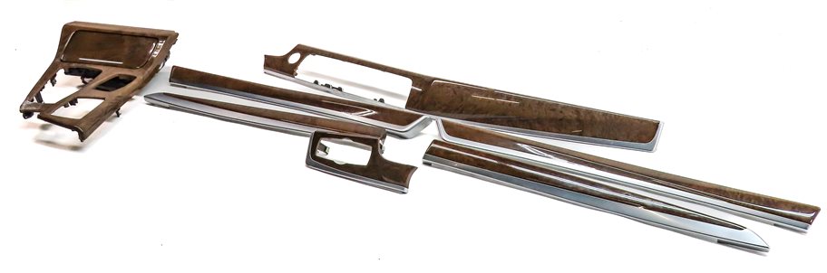Thumbnail 3: 2011 BMW 535I (F10) INTERIOR DASH CENTER CONSOLE DOOR WOOD TRIM SET/7 (Ash)