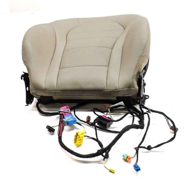 Thumbnail 2: 16 MERCEDES C300 W205 FRONT RIGHT PASSENGER UPPER MEMORRY HEAT SEAT BACK (Beige)