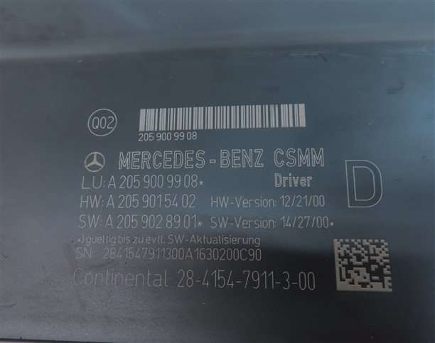 Thumbnail 5: 2016 MERCEDES C300 (W205) FRONT LEFT DRIVER SEAT CONTROL MODULE