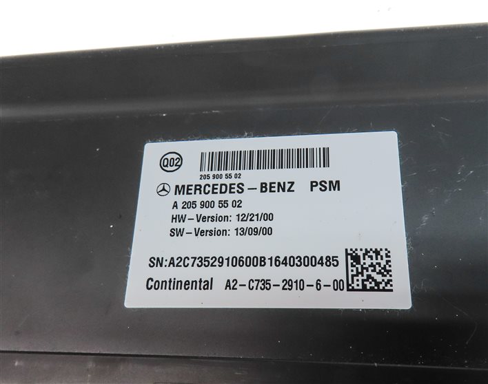 Thumbnail 5: 2016 MERCEDES C300 (W205) FRONT RIGHT PASSENGER SEAT CONTROL MODULE