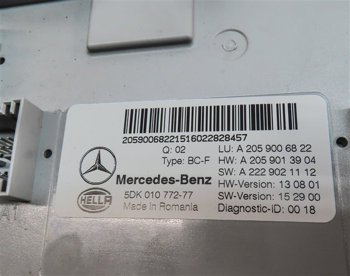 Thumbnail 6: 15-19 MERCEDES C300 C350 C400 C450 GLC300 FRONT SIGNAL ACQUISITON CONTROL MODULE