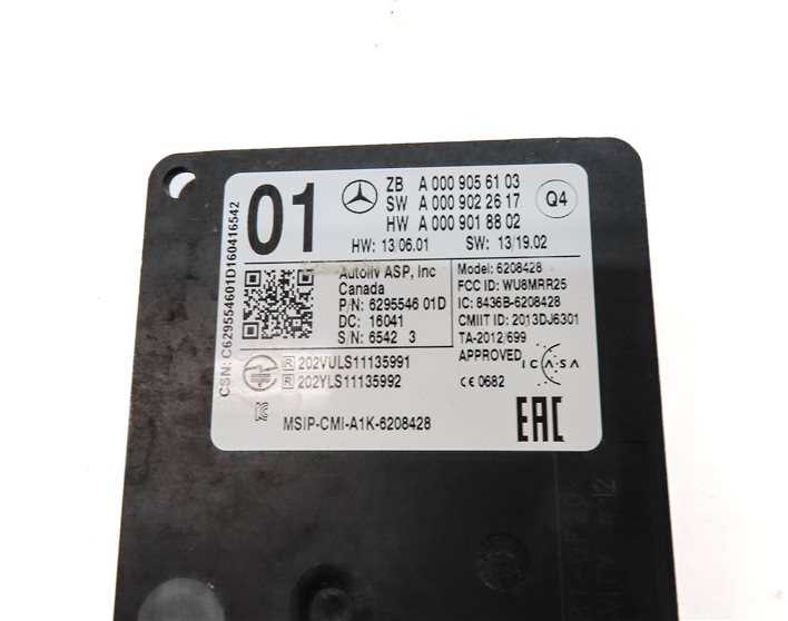Thumbnail 5: 2015-2016 MERCEDES C300 C350 C400 C450 C63 (W205) REAR BLIND SPOT RADAR MODULE