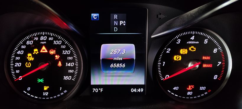 Thumbnail 2: 2016-2017 MERCEDES BENZ C300 GLC300 (W205 X253) SPEEDOMETER GAUGE CLUSTER (65k)