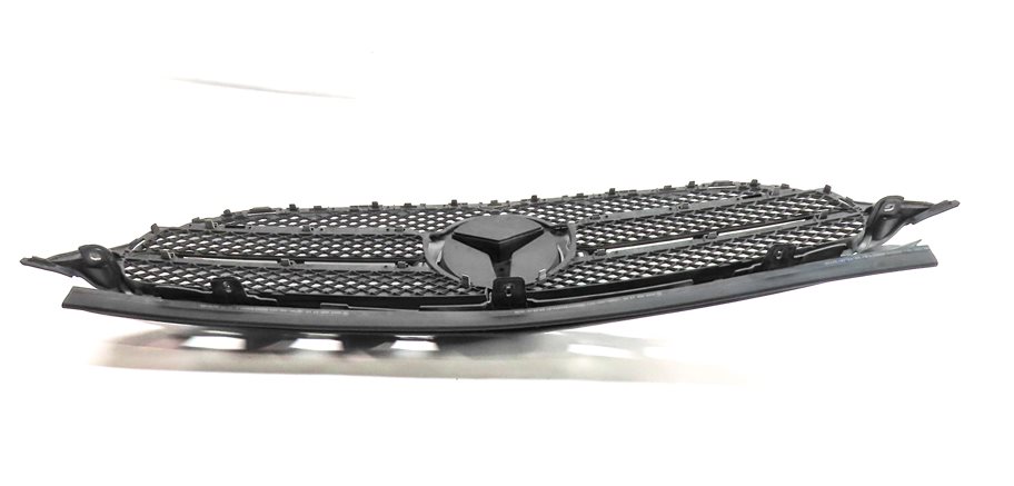 Thumbnail 7: 2015-2018 MERCEDES C300 C350E (W205) FRONT CENTER HOOD GRILLE EMBLEM (SILVER)