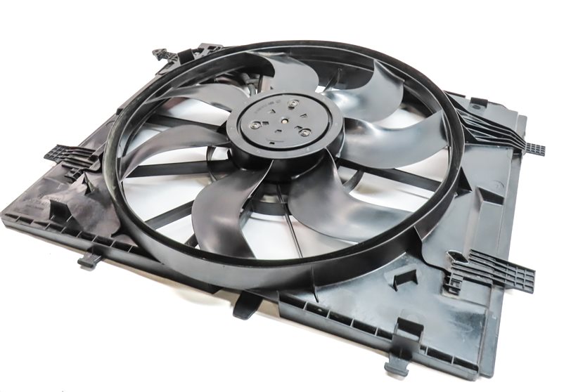 15-21 MERCEDES C300 C400 W205 ELECTRIC RADIATOR COOLING FAN MOTOR BLADE & SHROUD