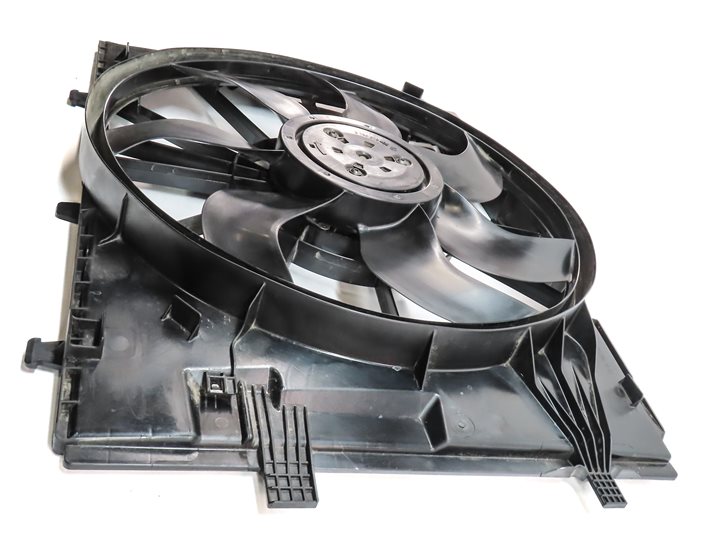 Thumbnail 3: 15-21 MERCEDES C300 C400 W205 ELECTRIC RADIATOR COOLING FAN MOTOR BLADE & SHROUD