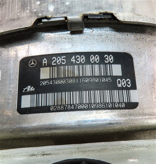 Thumbnail 5: 2015-2018 MERCEDES C300 C350 C400 C450 C43 C63 (W205) BRAKE BOOSTER w/ CYLINDER