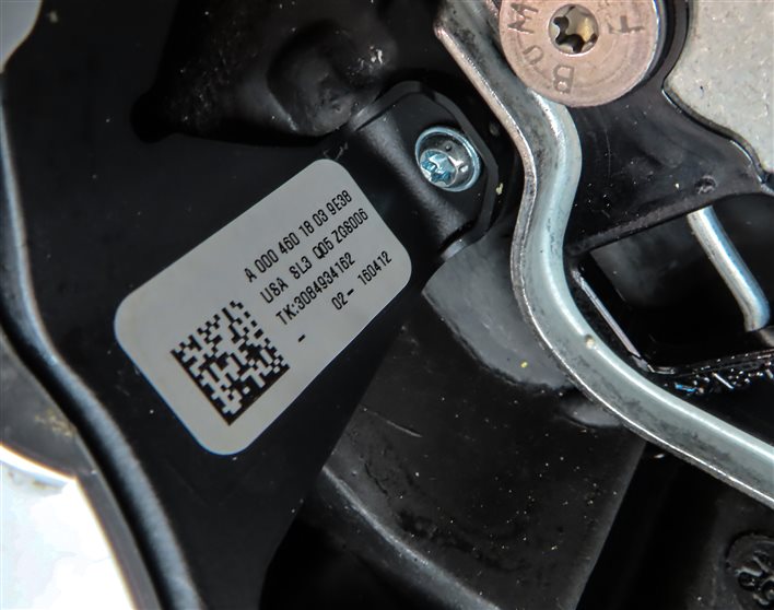 Thumbnail 5: 15-16 MERCEDES C CLASS W205 DRIVER FLAT BOTTOM SPORT STEERING WHEEL w/PADDLES