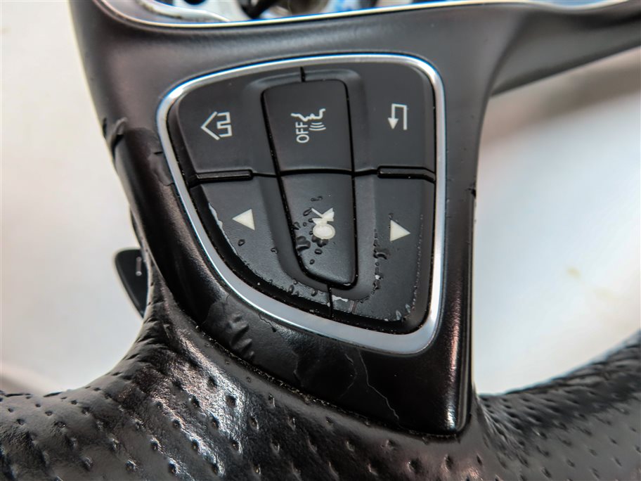 Thumbnail 8: 15-16 MERCEDES C CLASS W205 DRIVER FLAT BOTTOM SPORT STEERING WHEEL w/PADDLES